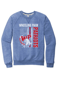 Wheeling Park 2023- 08 Jerzees Snow Heather French Terry Raglan Crew