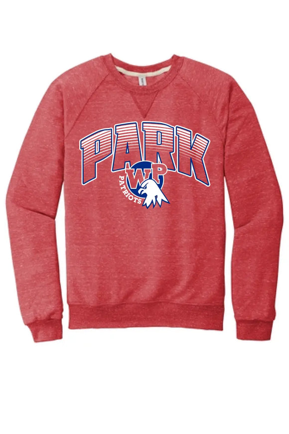 Wheeling Park 2023- 11 Jerzees Snow Heather French Terry Raglan Crew