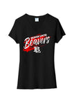 Beaver Local 2023-02 Ladies Tri-Blend V-Neck Tee