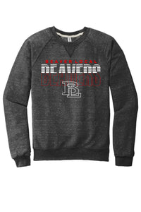 Beaver Local 2023-10 Jerzees Snow Heather French Terry Raglan Crew