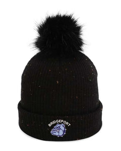 Bridgeport Embroidery The Montage Pom Cuffed Beanie