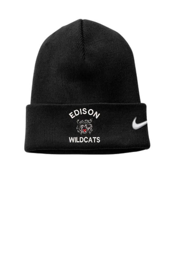 Edison Embroidery Nike Team Cuffed Beanie