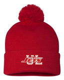 Union Local Embroidery Pom-Pom Cuffed Beanie