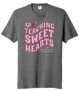 Teaching Sweethearts at Beaver Local Elem Tri-Blend Tee