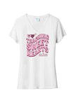 Teaching Sweethearts at John Gregg Elem Ladies Tri-Blend V-Neck Tee