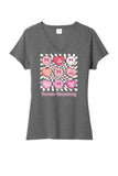 Toronto Elem Hearts Ladies Tri-Blend V-Neck Tee