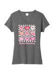 Stanton Elem Hearts Ladies Tri-Blend V-Neck Tee