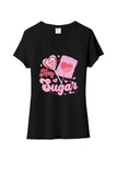 Hey Sugar Ladies Tri-Blend V-Neck Tee