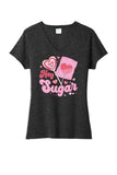 Hey Sugar Ladies Tri-Blend V-Neck Tee