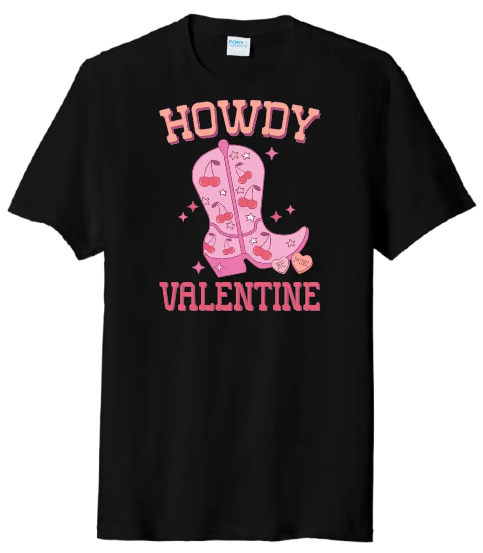 Howdy Valentine Tri-Blend Tee