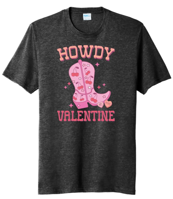 Howdy Valentine Tri-Blend Tee