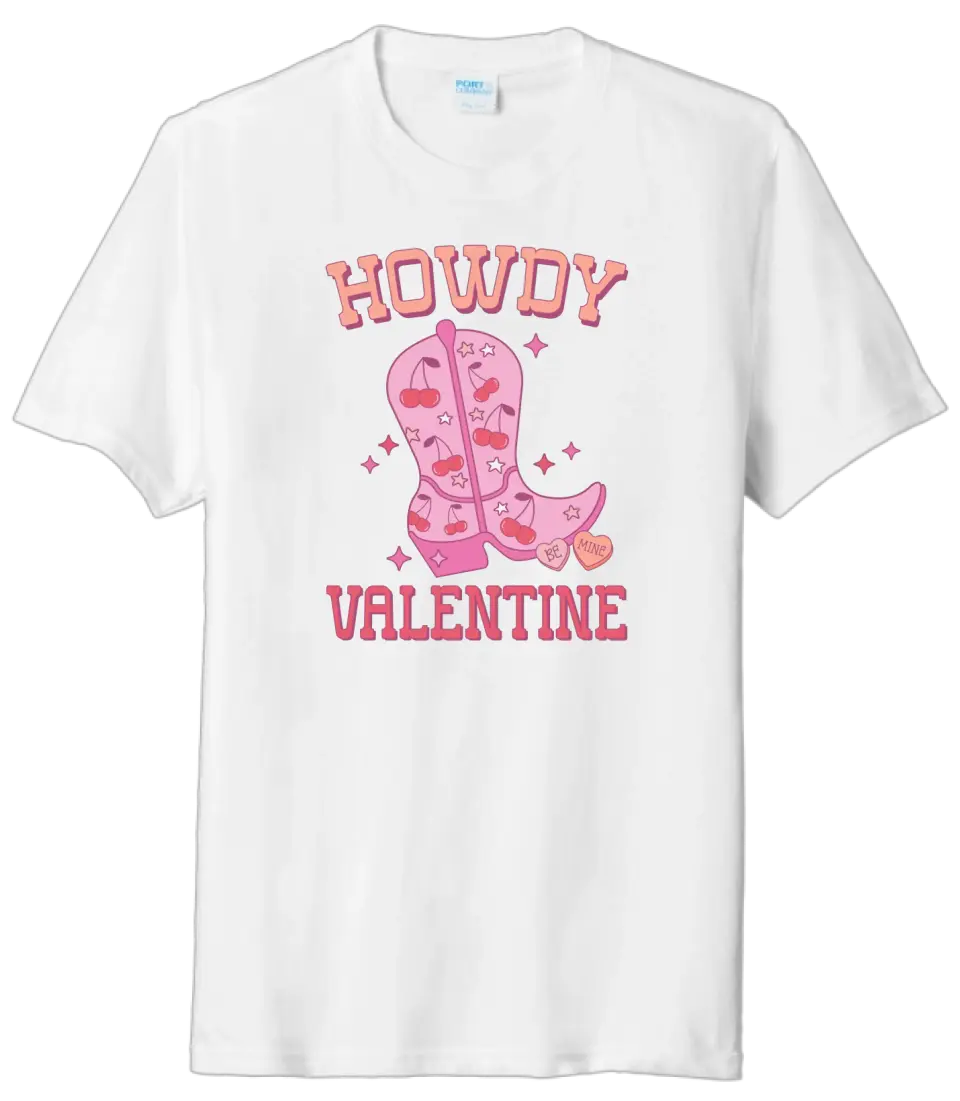 Howdy Valentine Tri-Blend Tee