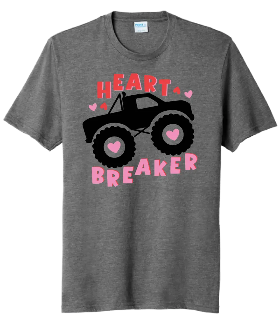 Monster Truck Heart Breaker Tri-Blend Tee