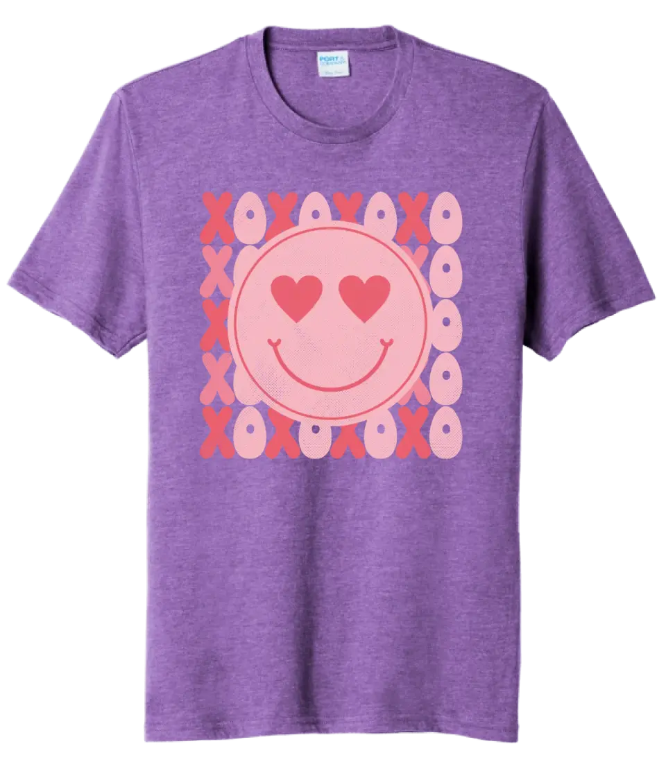 Smiley Face Tri-Blend Tee
