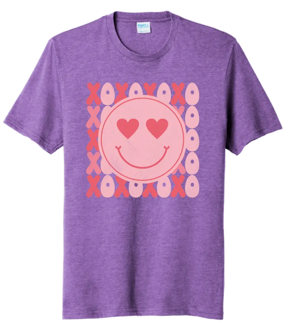 Smiley Face Tri-Blend Tee