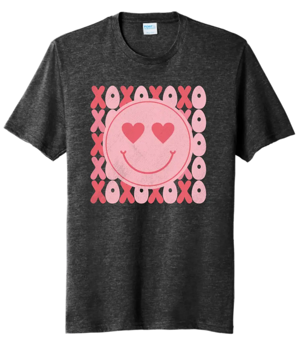 Smiley Face Tri-Blend Tee
