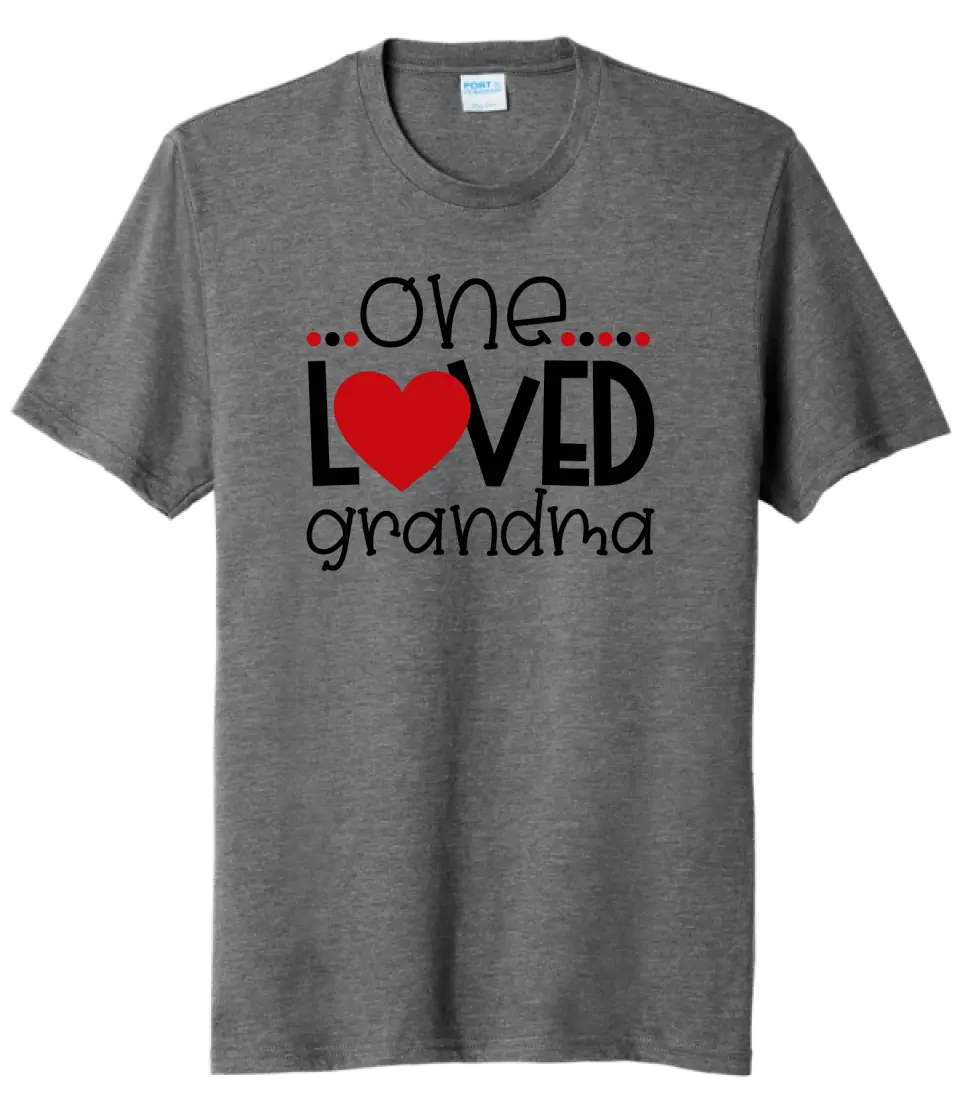 One Loved Grandma Tri-Blend Tee