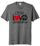 One Loved Grandma Tri-Blend Tee