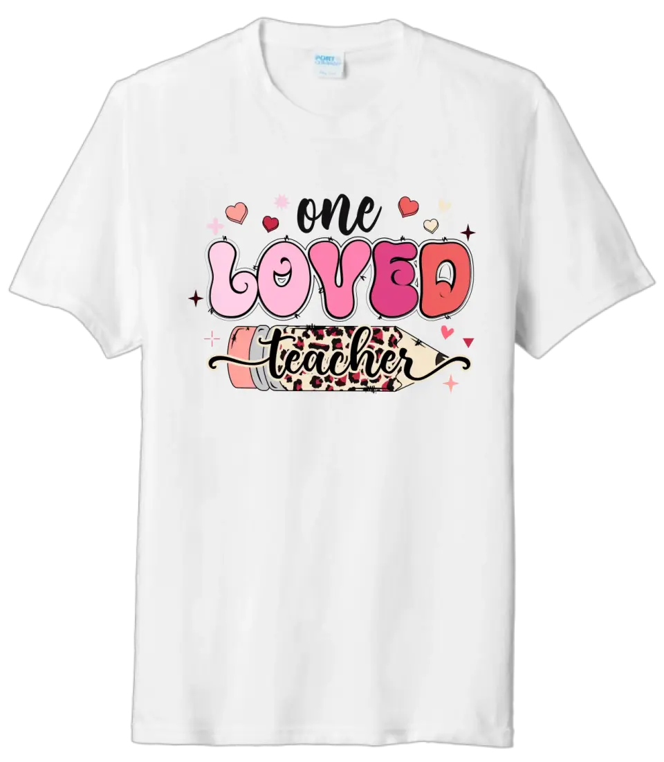 One Loved Teacher Tri-Blend Tee