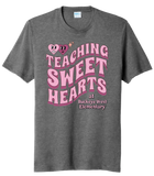 Teaching Sweethearts Custom Text  Tri-Blend Tee