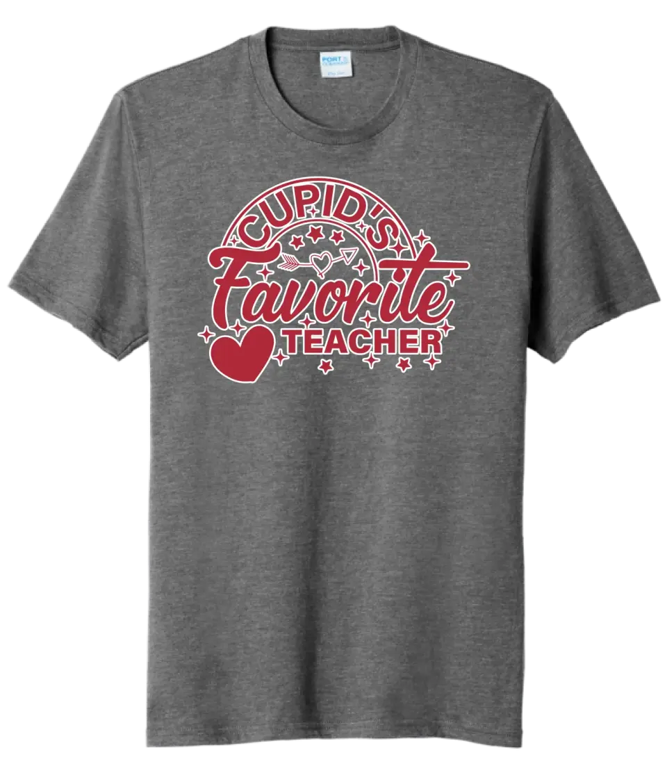 Cupid's Favorite Teacher Tri-Blend Tee