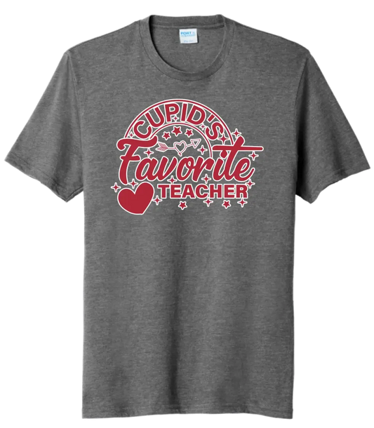 Cupid's Favorite Teacher Tri-Blend Tee