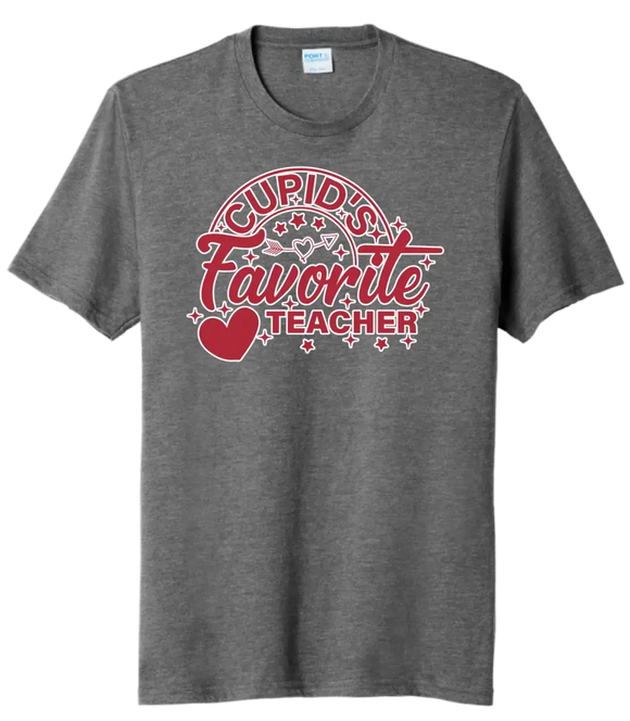 Cupid's Favorite Teacher Tri-Blend Tee