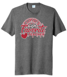 Cupid's Favorite Teacher Tri-Blend Tee