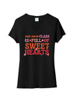 Class Full of Sweethearts Custom Text Ladies Tri-Blend V-Neck Tee