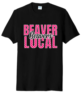 Beaver Local Beavers Hearts Tri-Blend Tee