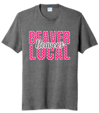 Beaver Local Beavers Hearts Tri-Blend Tee