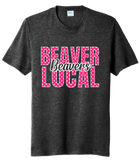 Beaver Local Beavers Hearts Tri-Blend Tee