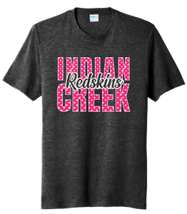 Indian Creek Redskins Hearts Tri-Blend Tee