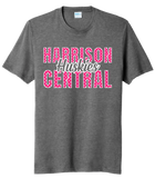 Harrison Central Huskies Hearts Tri-Blend Tee