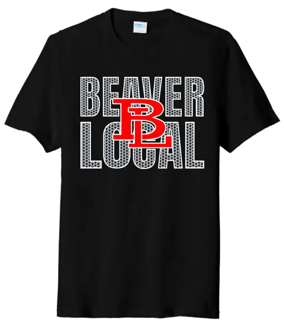 Beaver Local Valentine with Logo Tri-Blend Tee
