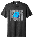 Bridgeport Valentine with Logo Tri-Blend Tee