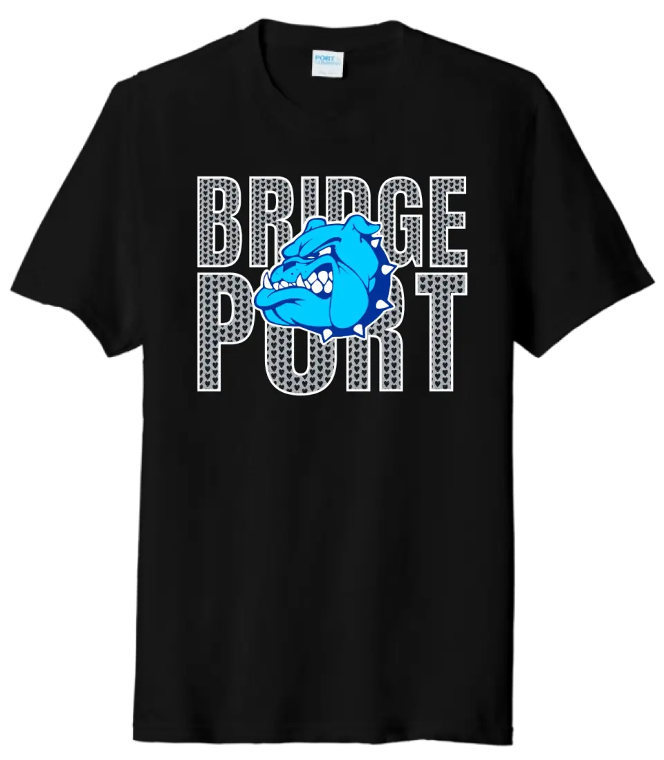 Bridgeport Valentine with Logo Tri-Blend Tee