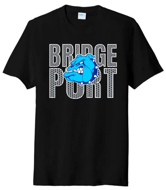Bridgeport Valentine with Logo Tri-Blend Tee