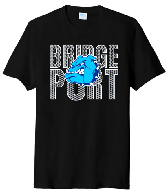 Bridgeport Valentine with Logo Tri-Blend Tee