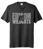 Edison Valentine with Logo Tri-Blend Tee