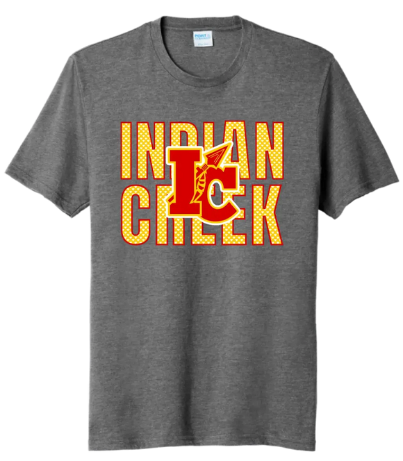 Indian Creek Valentine with Logo Tri-Blend Tee