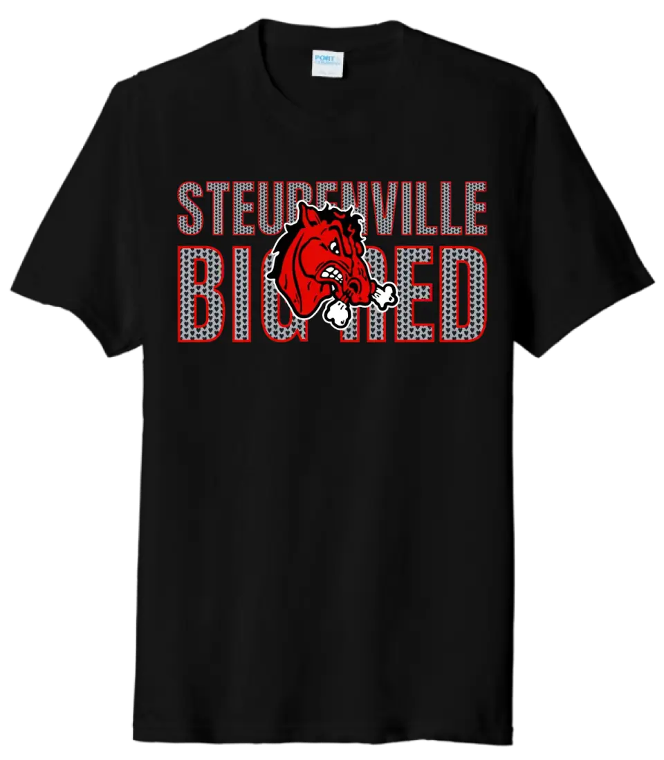 Steubenville Big Red Valentine with Logo Tri-Blend Tee
