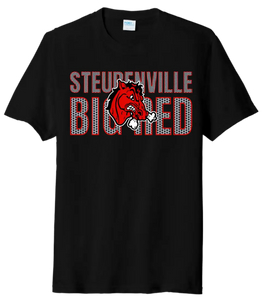 Steubenville Big Red Valentine with Logo Tri-Blend Tee