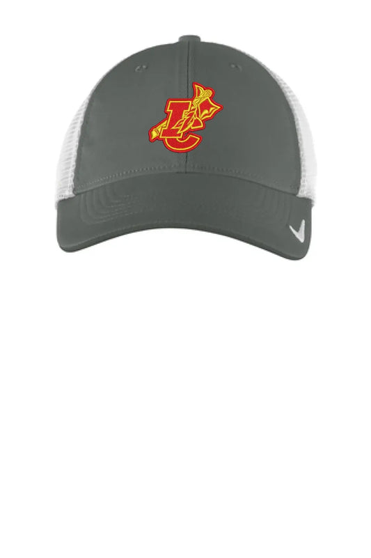 Indian Creek IC logo with Tomahawk Embroidery Nike Dri-Fit Mesh Back Cap