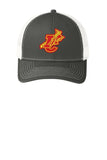 Indian Creek IC logo with Tomahawk Embroidery Snapback Trucker Cap