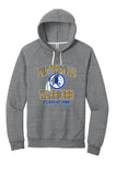 Wintersville Warriors Custom Graduation Year Jerzees Snow Heather French Terry Raglan Hoodie