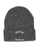 Edison Embroidery Mega Cap 5001C Waffle Knit Cuff Beanie