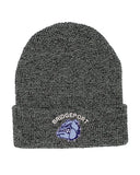 Bridgeport Embroidery on Dark Mega Cap 5001C Waffle Knit Cuff Beanie