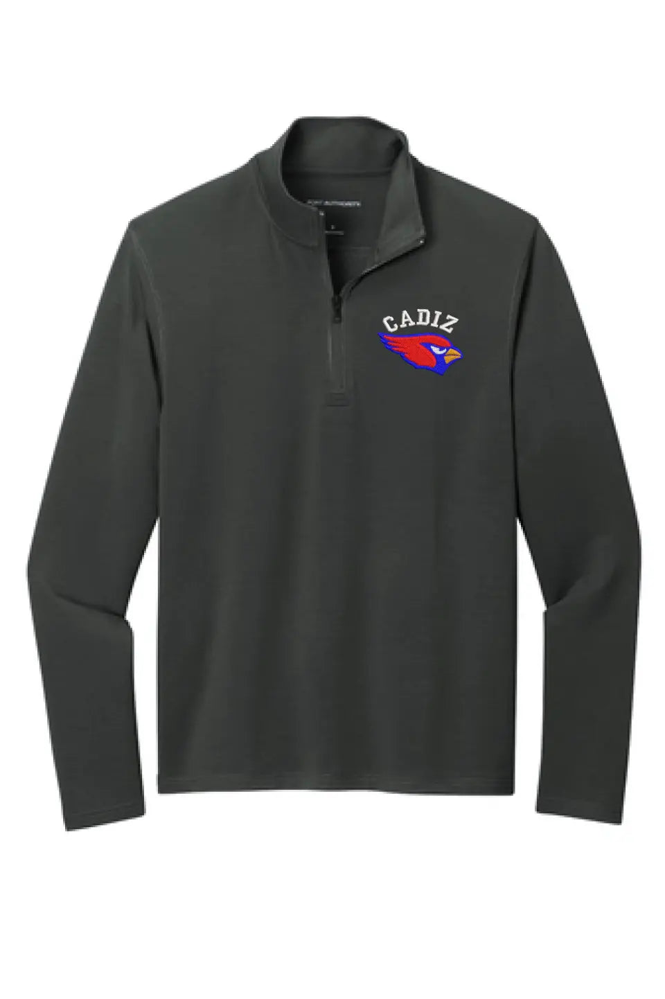 Cadiz Cardinals Embroidery Port Authority Microterry 1/4-Zip Pullover