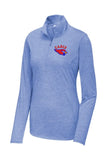 Cadiz Cardinals Embroidery Sport-Tek Ladies PosiCharge Tri-Blend Wicking 1/4-Zip Pullover